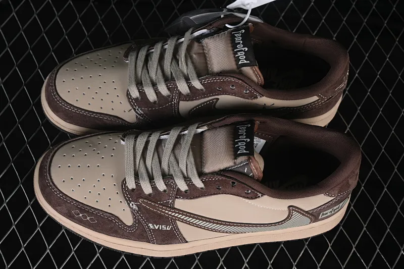All categories Air Jordan Jordan series basketball shoes Air Jordan 1 Low High-end customized low-top sneakers Travis Scott x Fragment Design x Air Jordan 1 Low OG SP AJ1 Joe 1 joint model low-top cultural casual sneakers XS2025-092